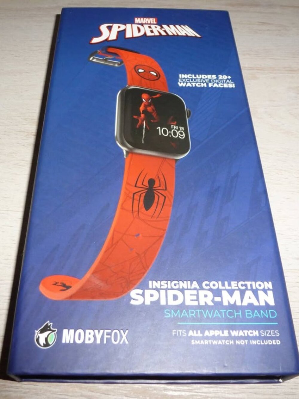 MobyFox Marvel Insignia Collection Spiderman Smartwatch Band